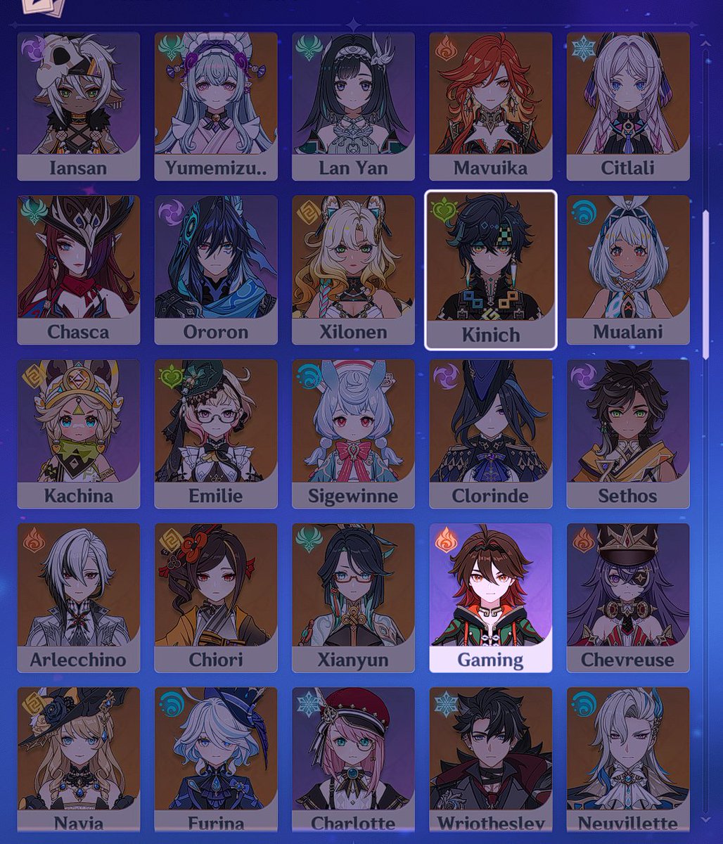 Eternalyou22's tweet photo. Is my account too bricked or can we still save it? (i stopped playing during inazuma) #genshintwt https://t.co/8ZuoHwhq58