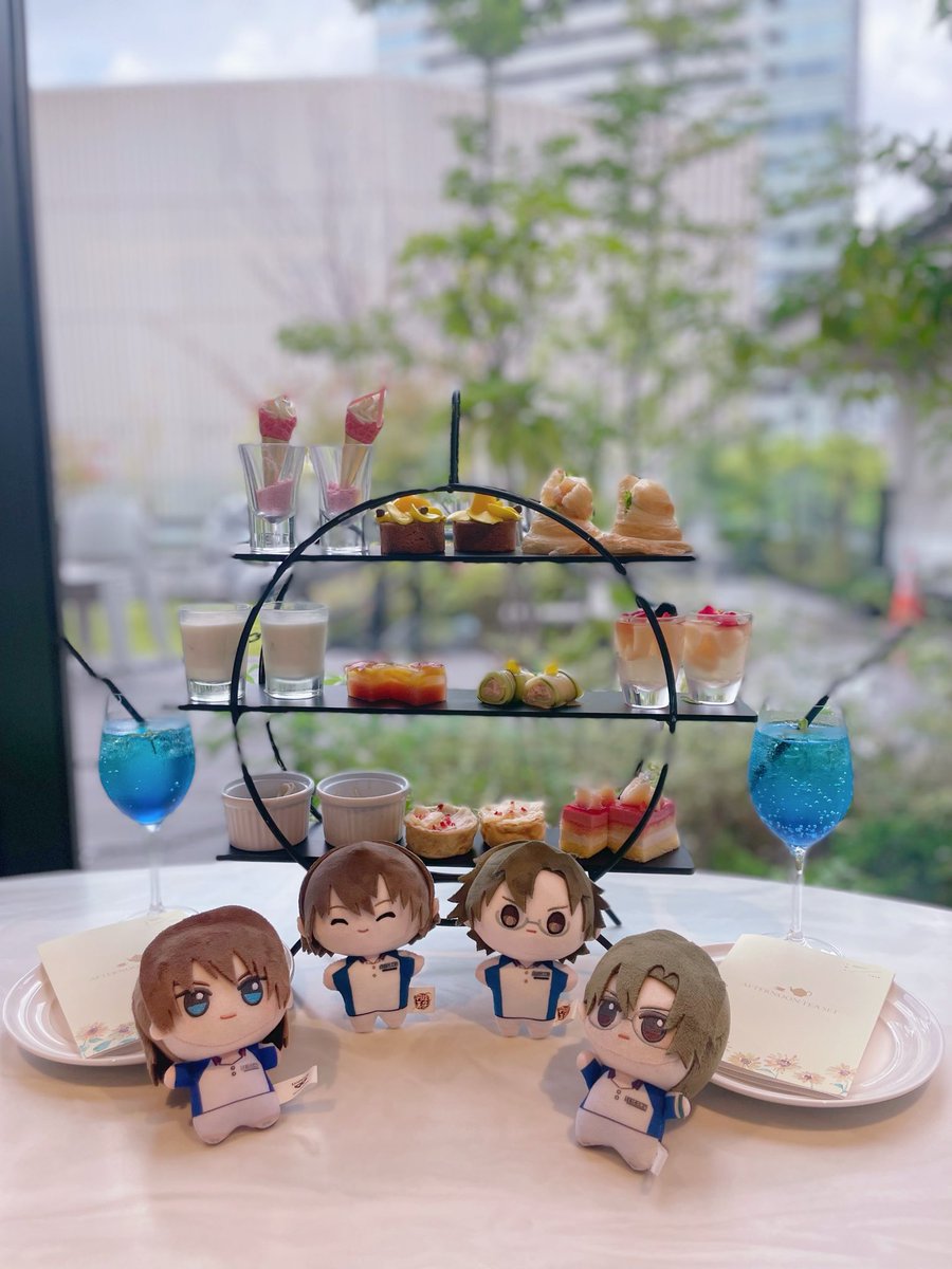 d_mfy7's tweet photo. 景色の良い席で🌻なアフヌン✨✨
店員さんに可愛いですね〜って褒められた不二くんと手塚くん💙
楽しい一日を過ごせました🥰🫶

📍VMG CAFE Kudan Kaikan Terrace https://t.co/YwJvX8PaOA