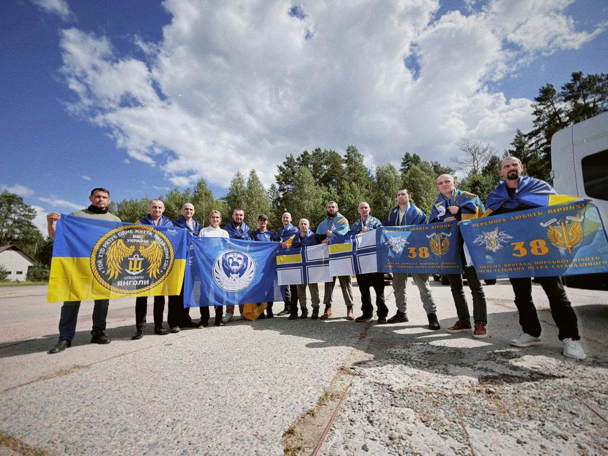 ZelenskyyUa's tweet photo. Today, as part of a special stage of the exchange, we are bringing back 10 of our warriors – through Belarus. Servicemen of the Armed Forces and the National Guard of Ukraine. They defended the country in the Donetsk sector. All of them had been considered missing in action. And it is very important that we managed to bring them back.

I thank everyone who works every day to bring our people home. We remember each and every person who remains in captivity. We are searching for every name. And we will do everything to free them and bring them home.