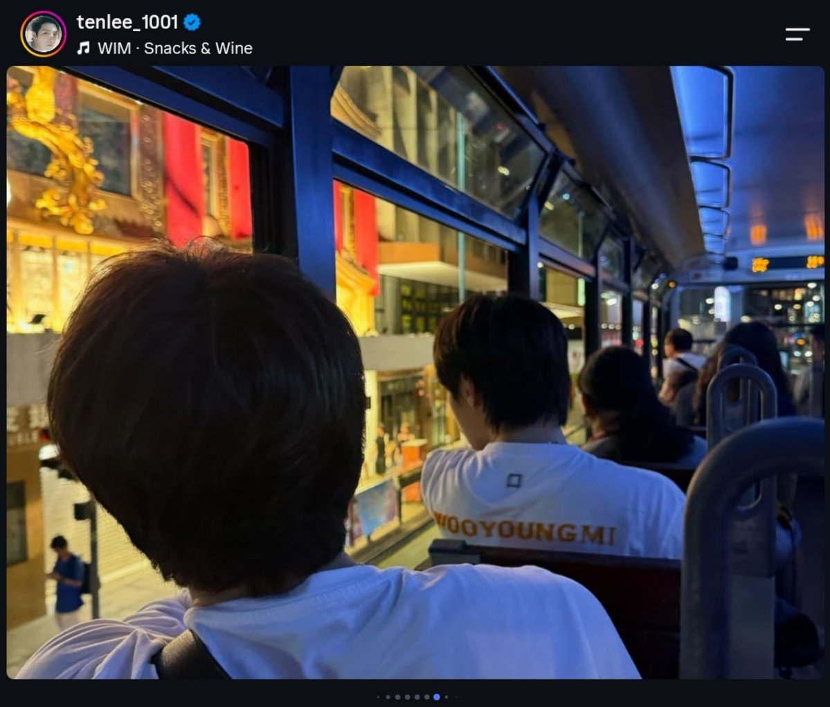 kittenpolarbear's tweet photo. 260824 ten insta update with kun 

the manager who was with them took this pic? and ten posted it on his insta😸

the music being 'snacks &amp; wine'... what a coincidence since they're wine buddies 🍷🍷 https://t.co/CzHl5Lc5jw