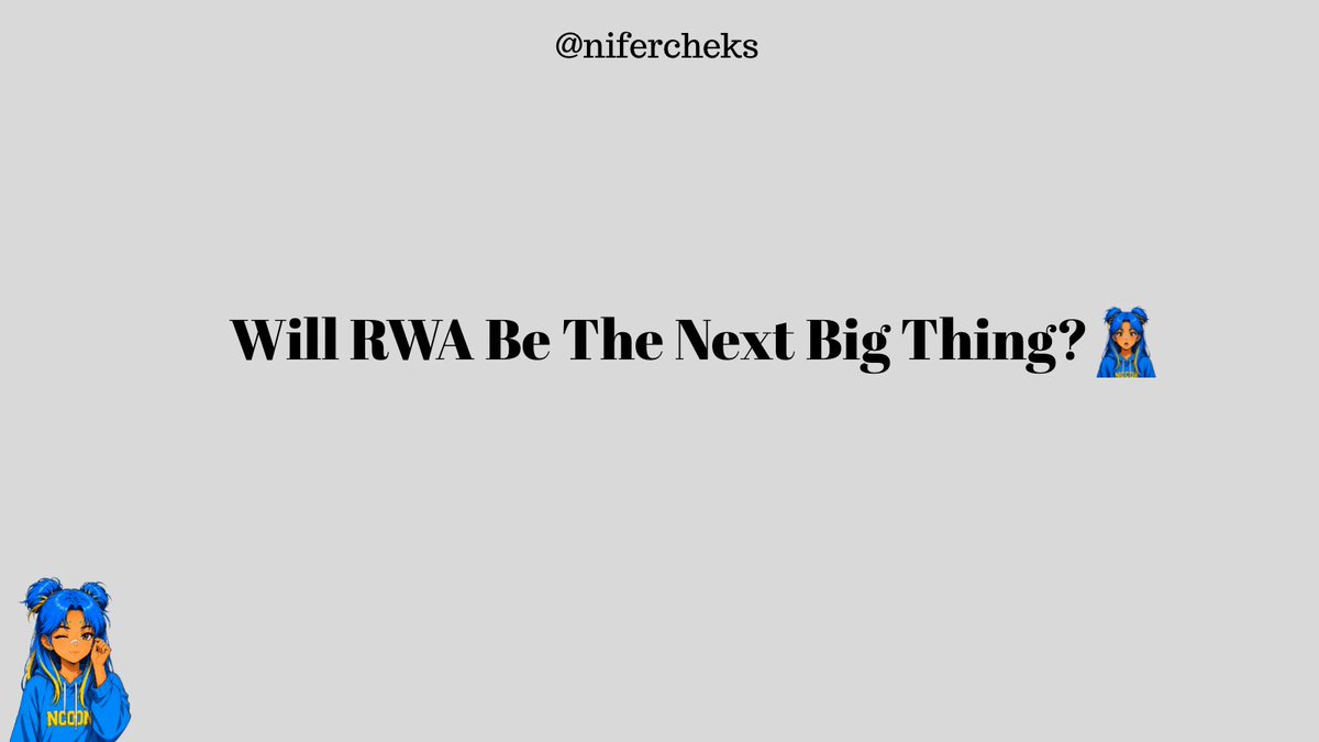 nifercheks's tweet photo. So I asked grok to tell me the niche that will be profitable in the long run and to my utmost surprise; it told me RWA assets, I was shocked at first because I never saw that coming, because RWA is still prepping just like how Ai, prediction market and the rest were talked about before they dominated the web3 space.

That’s same thing am seeing with RWA, if grok say so no doubt it’s really happening.

Do you think RWA will be the next big thing soon?