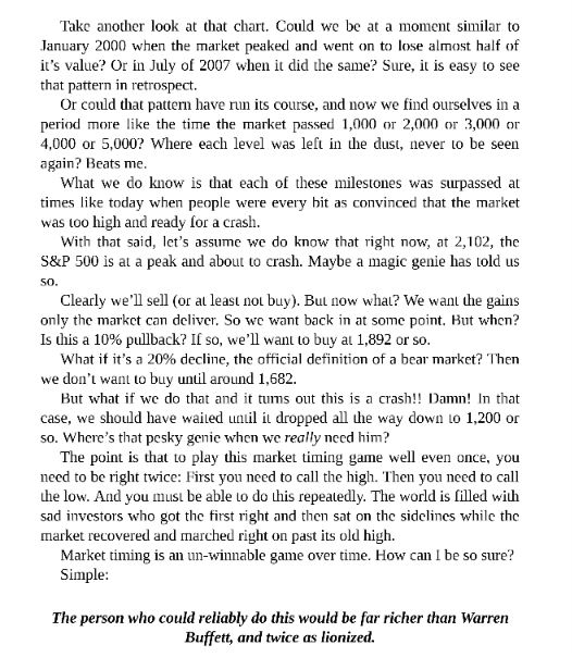 mattiakabtc's tweet photo. Just started reading a book called " The Simple Path To Wealth" By @JLCollinsNH , in one part of the book he explained it perfectly how to not predict the market
strongly recommended. https://t.co/1QfKkhafH4
