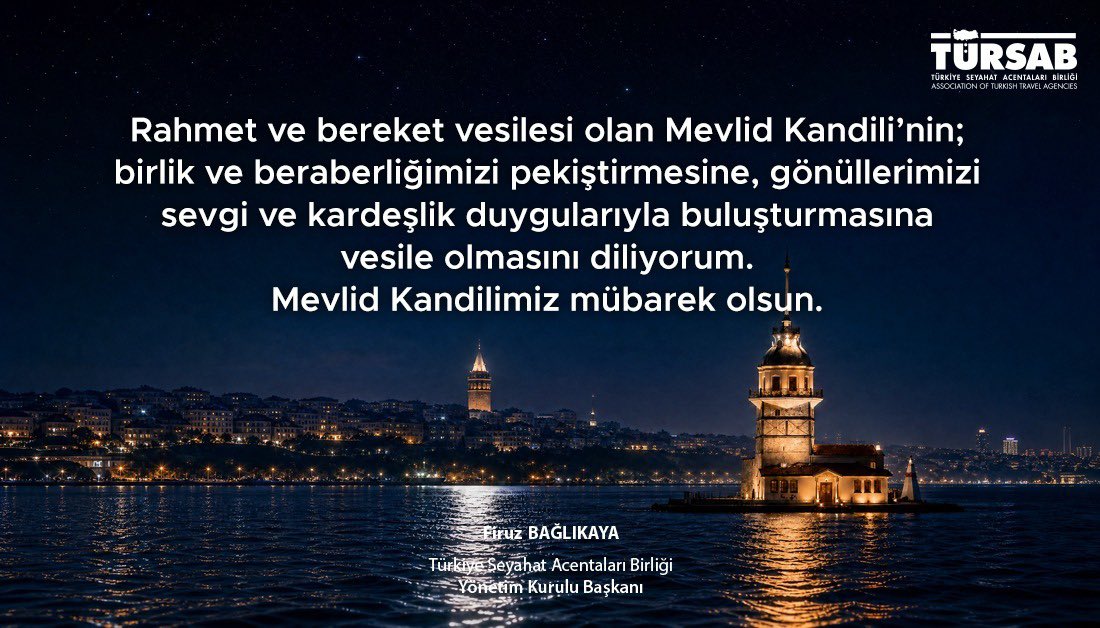 fbaglikaya's tweet photo. Rahmet ve bereket vesilesi olan Mevlid Kandili’nin; birlik ve beraberliğimizi pekiştirmesine, gönüllerimizi sevgi ve kardeşlik duygularıyla buluşturmasına vesile olmasını diliyorum.

Mevlid Kandilimiz mübarek olsun. https://t.co/iG51aR6gZm