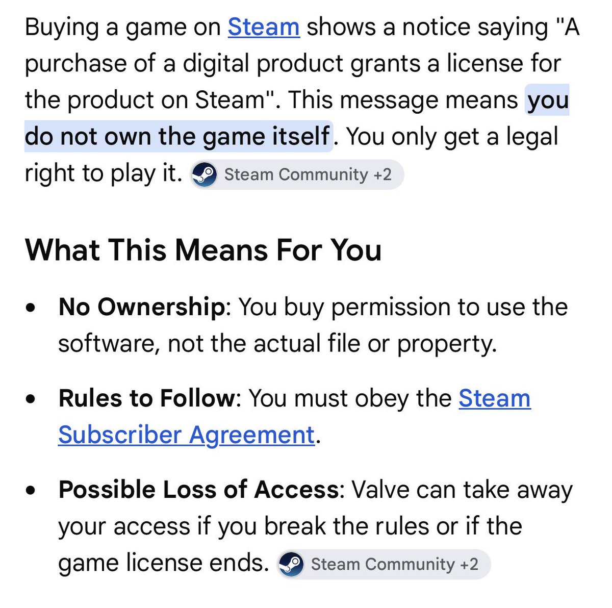 AimarRondao's tweet photo. @GonzaaaaaaL Por acaso acho uma tempestade num copo de água. Acho que é mais uma defesa da empresa a nível legal, porque acho que é legalmente impossível tu garantires ownership de um jogo Digital, que necessita de um download, por várias razões. https://t.co/qka2A2UHRt