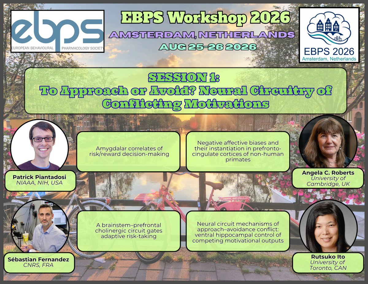 EurBehavPharm's tweet photo. Day 1 of #EBPS2026 workshop, will start with 2 exciting sessions. Check them out ⬇️ https://t.co/xhPCIiVpU6