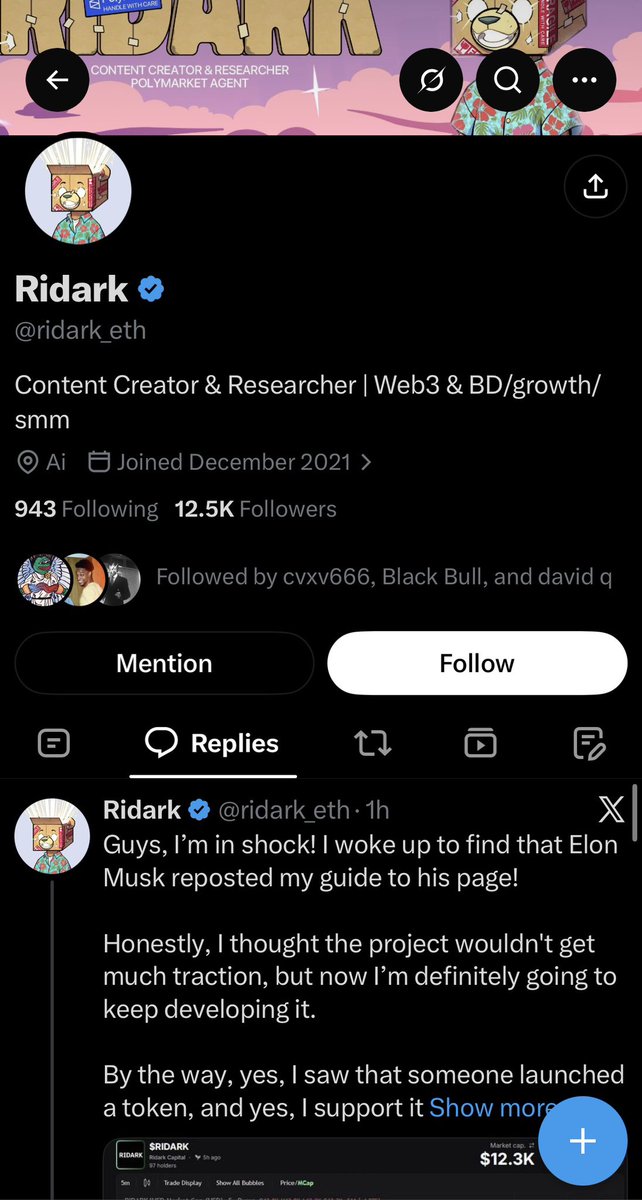 Gotanidea13's tweet photo. If you're looking at these, I did the DD for you

$RIDARK @ridark_eth 
CA: GXdbB581sDfMuhwJsQUksbvhj9yPTosaxhaKuHiTpump

$CVXV666 @antpalkin 
CA: C3bajJW843KN9Uu441JkXN7zVMs4VM2HvdAGyGiBpump

$GIPP @gippp69 
CA: 8mBC1RTCajBMiA35TfYUxizUn5rXtuiNgiJKWNMtpump https://t.co/0amvqXZeZI
