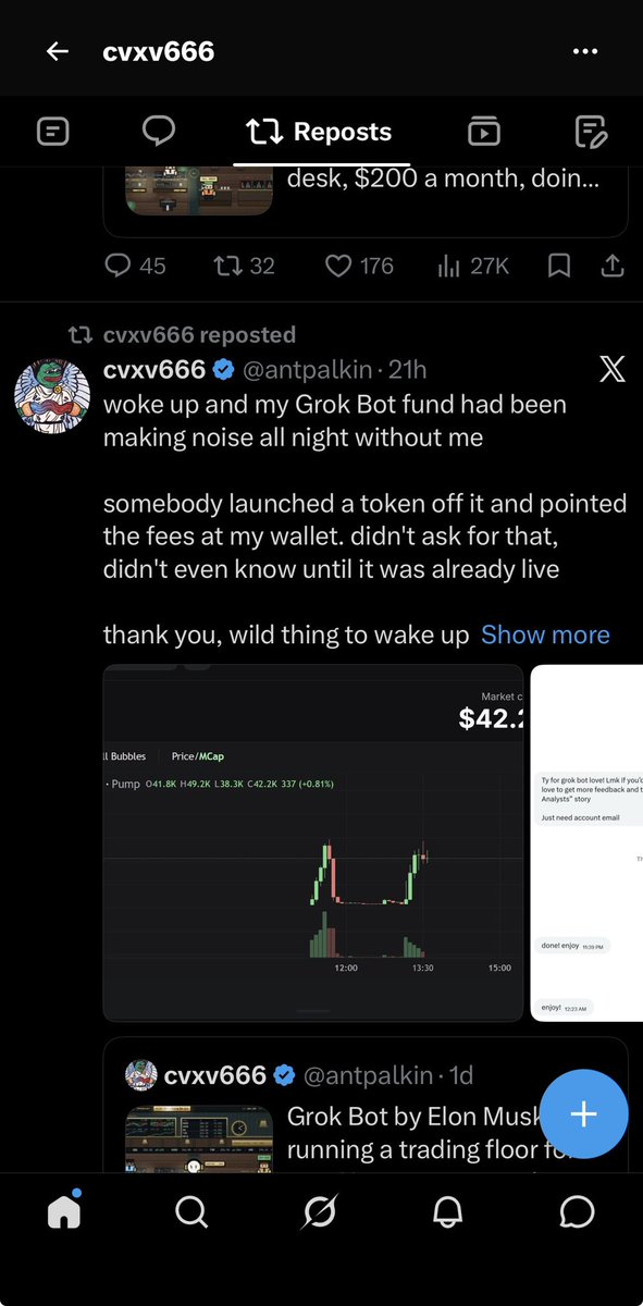 Gotanidea13's tweet photo. If you're looking at these, I did the DD for you

$RIDARK @ridark_eth 
CA: GXdbB581sDfMuhwJsQUksbvhj9yPTosaxhaKuHiTpump

$CVXV666 @antpalkin 
CA: C3bajJW843KN9Uu441JkXN7zVMs4VM2HvdAGyGiBpump

$GIPP @gippp69 
CA: 8mBC1RTCajBMiA35TfYUxizUn5rXtuiNgiJKWNMtpump https://t.co/0amvqXZeZI