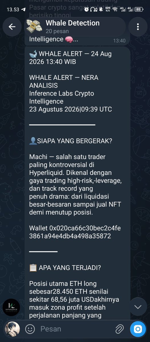 nerabyinference's tweet photo. Yang mau join grup sama info botnya komen aja #cryptoindonesia #cryptox #botcrypto #artificialinteligent https://t.co/f5ir7tkrwb