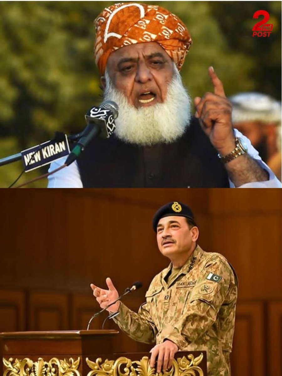 SecondPost1's tweet photo. مولانا فضل‌الرحمن عاصم منیر ته خبرداری؛ «که سیاست کوئ، یونیفورم وباسئ او ټاکنو ته راشئ»

د جمعیت علمای اسلام (ف) مشر مولانا فضل‌الرحمن د پاکستاني پوځي رژيم د پوځ پر مشر  عاصم منیر او د پوځ پر سیاسي لاسوهنو سختې نیوکې کړې دي.

فضل‌الرحمن د ۱۹۷۱ کال جګړې او د هغه مهال د پاکستاني پوځ تسلیمېدو ته په اشارې ویلي، د ځواک او بریا لویې دعوې نوې خبره نه ده؛ پاکستاني پوځ هغه مهال هم د خپل قدرت او مقاومت لوړې ادعاوې کولې، خو په پای کې یې په ختیځ پاکستان کې تسلیمېدل ومنل.

نوموړي عاصم منیر ته په څرګندو ټکو ویلي، که پوځي مشران سیاست ته داخلېدل غواړي، نو باید یونیفورم وباسي، سیاسي ډګر ته راووځي، په ټاکنو کې برخه واخلي او د خلکو رایه ترلاسه کړي.

فضل‌الرحمن ټینګار کړی چې د حکومت جوړول او یا له واکه د حکومت لرې کول د پوځ دنده نه ده، بلکې د خلکو حق دی چې د رایې له لارې خپل حکومت وټاکي.

د هغه دا څرګندونې په داسې وخت کې کېږي چې په پاکستان کې د پوځ د سیاسي نفوذ او د ملکي ادارو په چارو کې د پوځي رول پر سر بحثونه یو ځل بیا تاوده شوي دي. 

د فضل‌الرحمن تازه څرګندونې د پاکستان د پوځ مشرتابه ته له تر ټولو ښکاره سیاسي ننګونو څخه بلل کېږي.