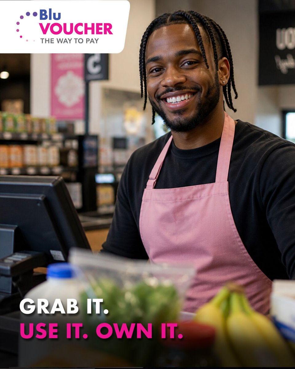 BluVoucher's tweet photo. No card, no problem, no excuse. BluVoucher is sitting on at the tills at Shoprite, Pick n Pay, Checkers, Boxer, SPAR and available through Standard Bank, Nedbank, Absa, Capitec and Discovery Bank too. Grab it wherever suits you and put yourself in control of your online spending.

#BluVoucher 
#TheWayToPay 
#WhereToBuy 
#InControl