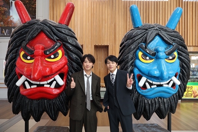 animatetimes's tweet photo. 『キスは捜査のあとで』W主演の #渡部秀 さんと #齋藤璃佑 さんが、出身地・秋田に凱旋！　地元情報番組に出演、秋田県警本部への表敬訪問も（写真4枚）

#キスあと

https://t.co/PWZ3FNFw2B https://t.co/2jnohQerl7