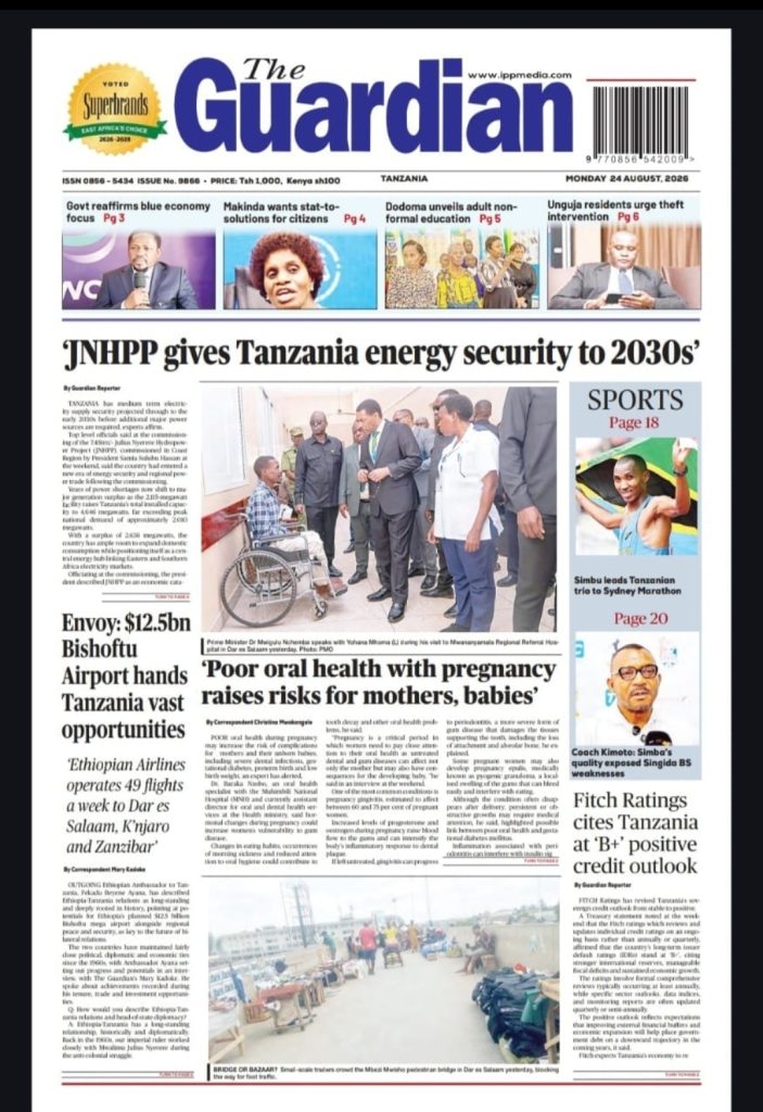 SautDigital's tweet photo. Kurasa za mbele Magazeti ya Afrika mashariki Agosti 24, 2026.
https://t.co/eytPMTiKJe
#SAUTDIGITAL l #eacnewspaper l #HABARI l #tanzania l #kenya l #Uganda l #Rwanda l #Burundi l #DRCongo l #SouthSudan l #Somalia l #zambia l #sautdigitalupdates l #RadioSAUTFm https://t.co/Mgfmb5MMiF