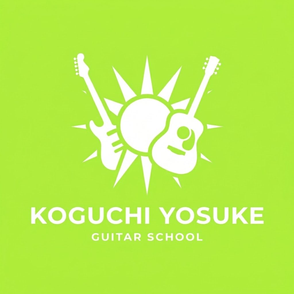 koguchi_yousuke's tweet photo. TikTokとYouTubeとInstagramに【湖口陽介ギター教室.千葉.東京】というアカウントを開設しました♪
是非フォローお願いします🍀
ロゴは、どの色がいいか検討してます笑 https://t.co/sSXntY01uE