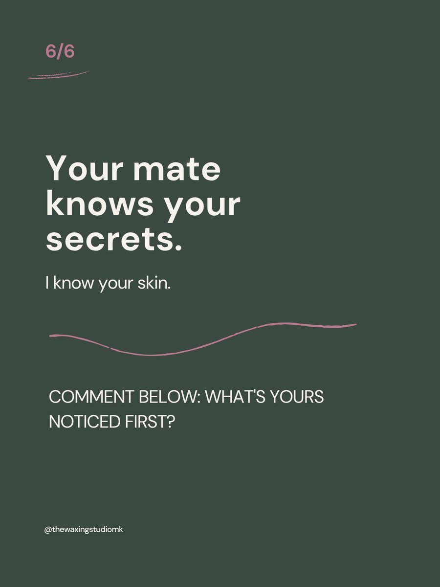 TheWaxingStudio's tweet photo. Your waxer checks your skin more closely than most people in your life. Regrowth timing, mole changes, product reactions, all tracked every four weeks. Most people never get that kind of attention anywhere else. What's yours ever caught first? https://t.co/Y5vo7lYpIj