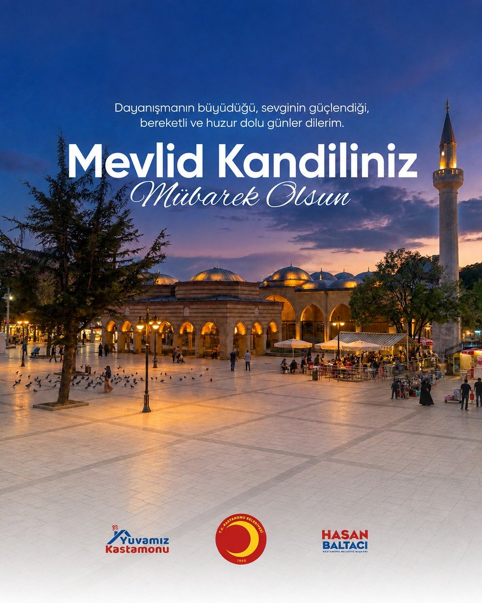 hasanbaltaciyep's tweet photo. Barışın, huzurun ve adaletin hâkim olduğu, dayanışmanın büyüdüğü, sevgi ve kardeşliğin güçlendiği günler diliyoruz. Mevlid Kandiliniz mübarek olsun. https://t.co/mDAsNiOf5b