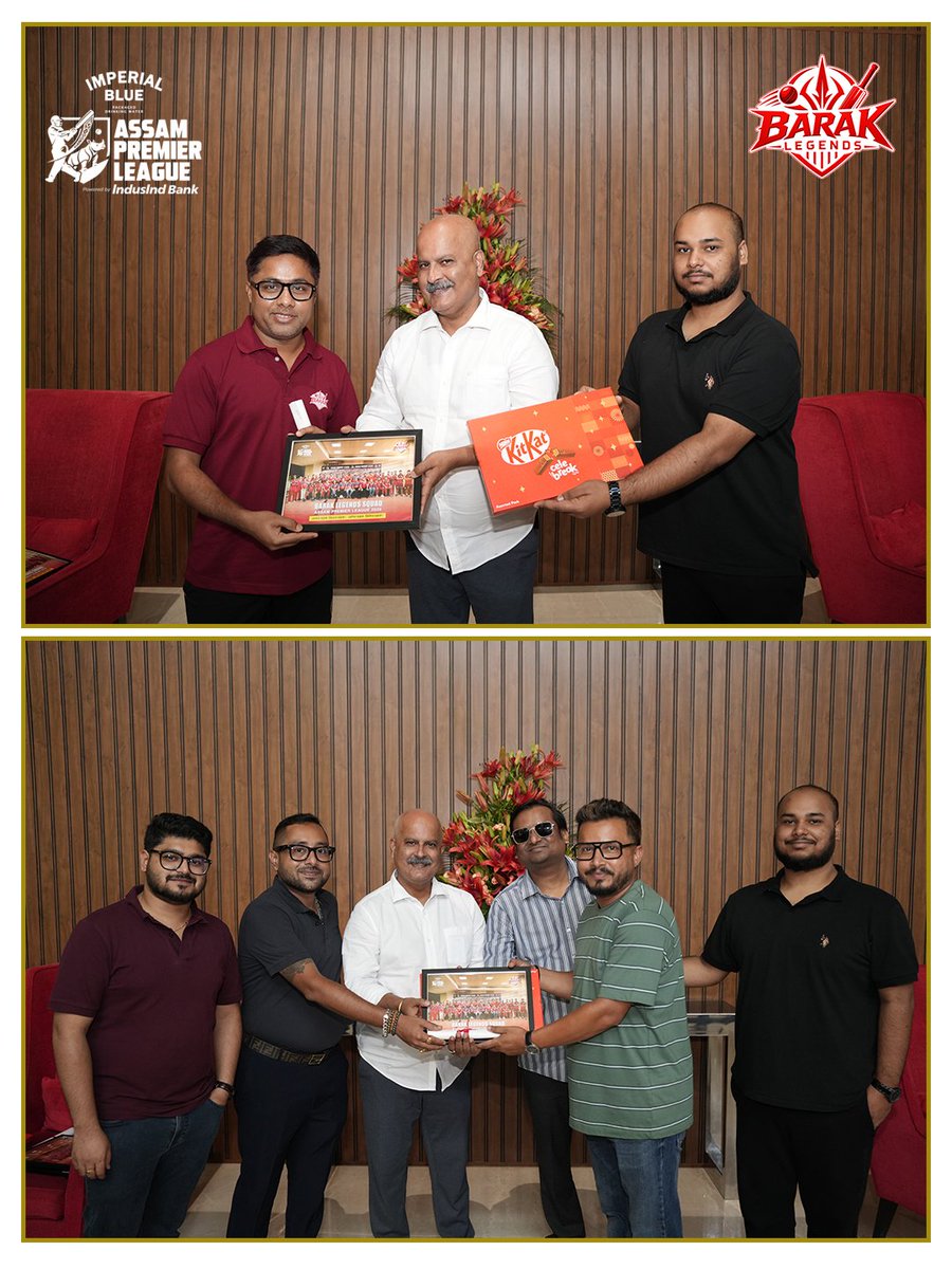 BarakLegends's tweet photo. A small token of appreciation for the people who worked tirelessly behind the scenes and stood with us throughout this incredible journey. 🏏

Thank you for being an integral part of the Barak Legends family. ❤️

খেলিব বৰাক, জিকিব বৰাক!

#BarakLegends #Supportstaff https://t.co/Ymah6a2tS9