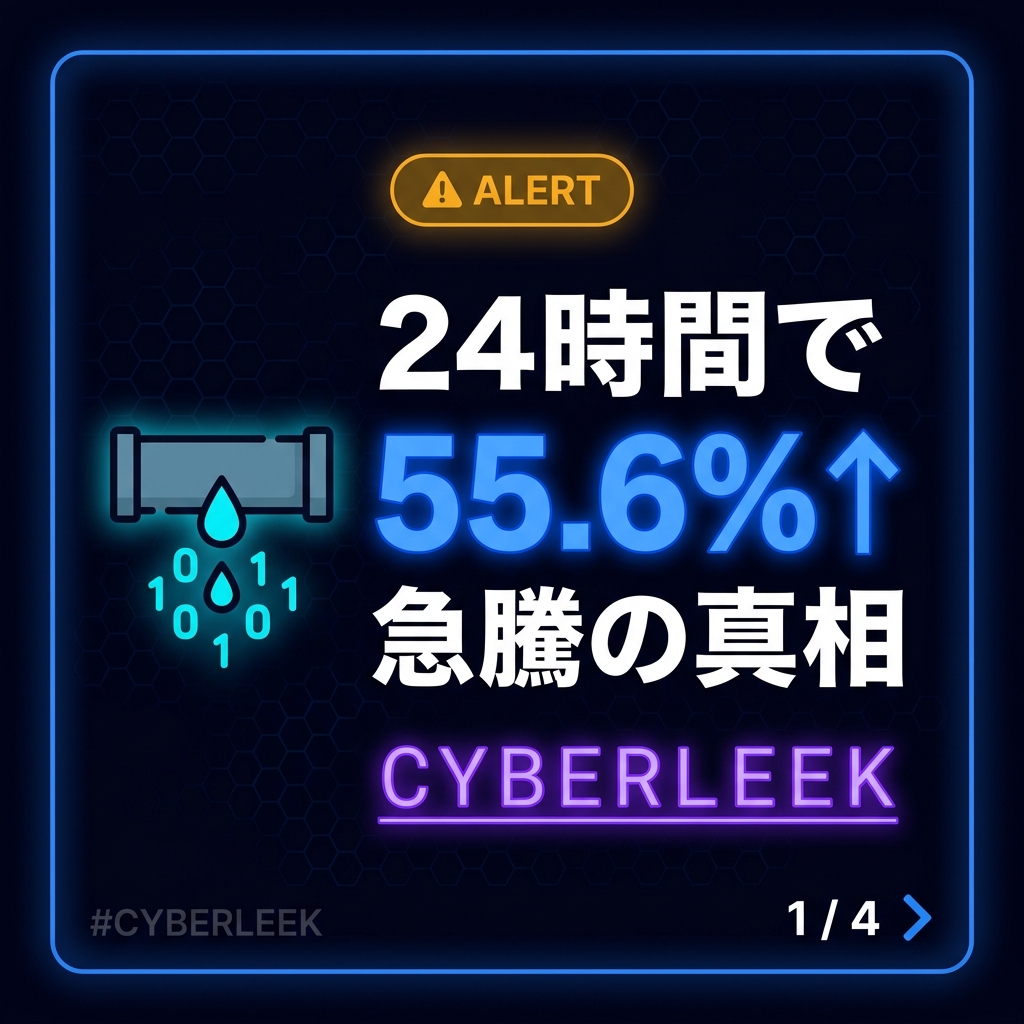 AlohaJennyWeb3's tweet photo. 24時間で55%超え。これ、普通じゃないです。

仮想通貨の世界にいると「急騰」という言葉には慣れてきますが、それでも1日で55.6%という数字は、思わず二度見してしまうレベルです。

今回は🟠CYBERLEEKというトークンで、
まさにそれが起きました。

そもそも「CYBERLEEK」って何？

正直に言います。まだ情報が少ないです。

名前を分解すると「CYBER（サイバー）」＋
「LEEK（リーク）」。
LEEKという英単語には2つの意味があります。

ひとつは「ネギ」。
もうひとつは「情報漏洩」。

名前の雰囲気からすると、サイバーセキュリティをテーマにしたプロジェクトなのかもしれません。ハッキングや情報漏洩に関わるブロックチェーン上のサービスを目指している、という可能性は十分あります。

ただ、それ以上のことは現時点では確認できていません。
「名前がかっこいい」「コンセプトが面白そう」だけでは、まだ判断材料として弱いです。

急騰の理由は、だいたい2パターンに分かれる

仮想通貨の世界で急騰が起きるとき、その裏側には大きく分けて2つのパターンがあります。

1⃣本当に良いニュースがあったケースです。

大手取引所への上場が決まった、有名なプロジェクトとパートナーシップを結んだ、開発チームが重要なアップデートを発表した、といった「実際の出来事」が価格を動かすことがあります。これは健全な上昇です。

2⃣意図的に価格を動かしているケースです。

一部の資金力のある人たちが、あらかじめトークンを大量に買い集めておき、SNSで話題を作って一般の人たちを引き込み、価格が上がったところで売り抜ける、という手法です。「ポンプ・アンド・ダンプ」と呼ばれていて、残念ながら仮想通貨市場では珍しくありません。

CYBERLEEKが今回どちらのパターンなのか、現時点では断言できません。
だからこそ、慎重に見る必要があるのです。

「乗り遅れた！」が一番危ない

急騰しているトークンを見たときに、多くの人が感じる感情があります。

「やばい、乗り遅れた」
「今から買ってもまだ間に合うかな」
「もう少し上がりそう」

この感覚、すごくわかります。
でも、これが一番危険なんです。

急に上がったものは、同じくらい急に下がります。
むしろ下がるスピードの方が速いことさえあります。

55%上がったトークンが、翌日に40%下がることは珍しくありません。
「高いところで買って、安いところで売る」という最悪のパターンにはまってしまうのは、たいていこの「焦り」が原因です。

では、急騰トークンを見たときに何をすればいいのか

すぐに買うのではなく、まず調べる習慣をつけることです。

具体的には、こういうことを確認します。

なぜ上がったのか、理由を探す
公式サイトやSNSでプロジェクトの概要を確認する
開発チームが実在するか調べる
取引量は急騰前と比べてどう変化しているか見る
コミュニティ（DiscordやTelegramなど）の雰囲気を見る

これを全部やっても「わからない」という結論になることもあります。
でも、その「わからない」という判断自体が大事です。

わからないものには手を出さない、
というのも立派な投資判断です。

相場の勉強として「見る」のは面白い

ひとつ正直に言うと、こういう急騰の動きを観察するのは、仮想通貨の勉強としてとても面白いです。

「なぜ上がったのか」
「その後どうなったのか」
「どんなニュースが出ていたのか」

これを記録して追いかけるだけで、市場の動き方のパターンが少しずつ見えてきます。

買わなくても学べることはたくさんあります。
むしろ最初のうちは、買わずに観察する方が安全だし、長期的には圧倒的に得になります。

免責事項
この記事は特定のトークンへの投資を推奨するものではありません。仮想通貨への投資はご自身の判断と責任のもとで行ってください。価格は大きく変動するリスクがあります。

最後にひとつ聞かせてください。

急騰しているトークンを見たとき、あなたはどんな基準で「買う・買わない」を判断していますか？

「チャートの形を見る」「理由を調べてから決める」「そもそも急騰トークンには手を出さない」、どんな答えでもいいので、ぜひコメントで教えてください。

いろんな人の考え方を聞くのが、一番の勉強になると思っています😌

#CYBERLEEK    #トークン