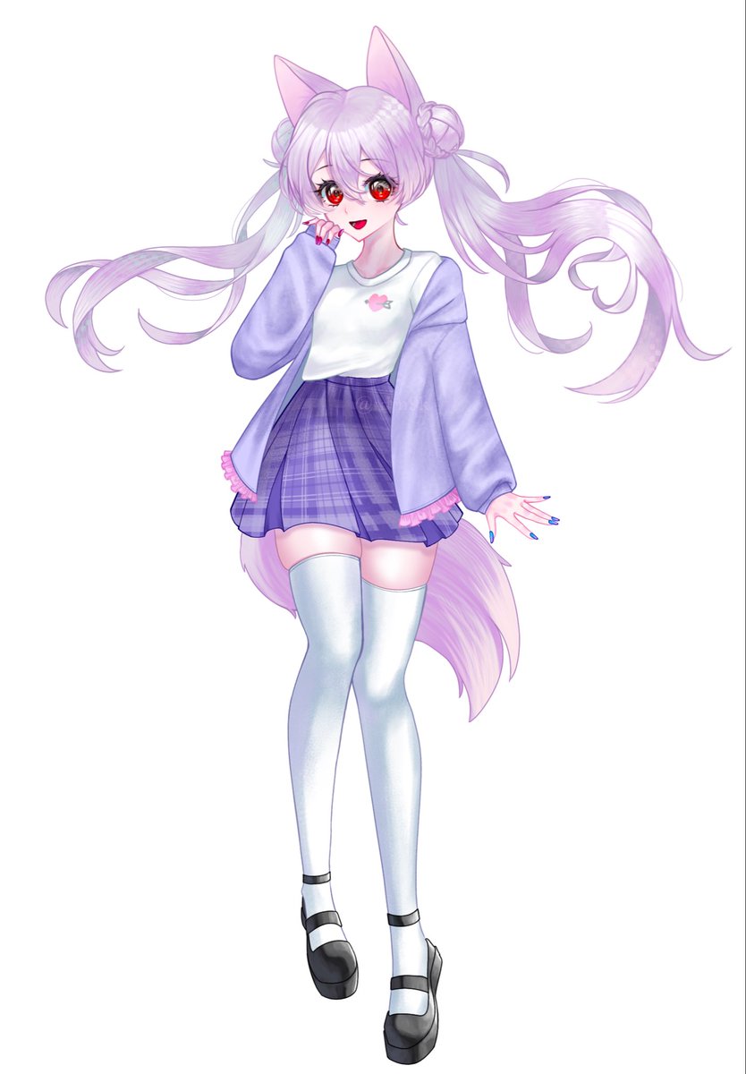 rdrn9k's tweet photo. #イラスト
 #オリジナルキャラクター
 #オオカミ娘 https://t.co/sqsYQ2dGX1