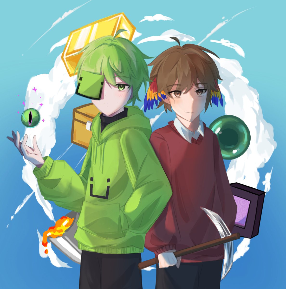 helpless_enderr's tweet photo. Favorite Midoffs Duo :D
#midoffs #midoffs4 #grian #fruitberries #mcsrfanart https://t.co/biaZ1jv3S1