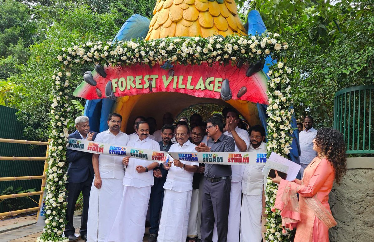 KVViews's tweet photo. Happy to be announce the inauguration of cable car at Silverstrom park, athirapalli.

@KeralaTourism @TourismOfIndia @kerala @vdsatheesan  @incredibleindia 

#cablecar -#tourism #incredibleindia https://t.co/b8sz6YVgFx