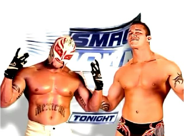 RuthlessAggresr's tweet photo. I love the 2004-2006 white match card Smackdown era. It wasn’t perfect but it was fun and it shook things up. We got matches you’d never expect and they had that cool campus champion thing. The stories were good too. https://t.co/KJrZf4waU1