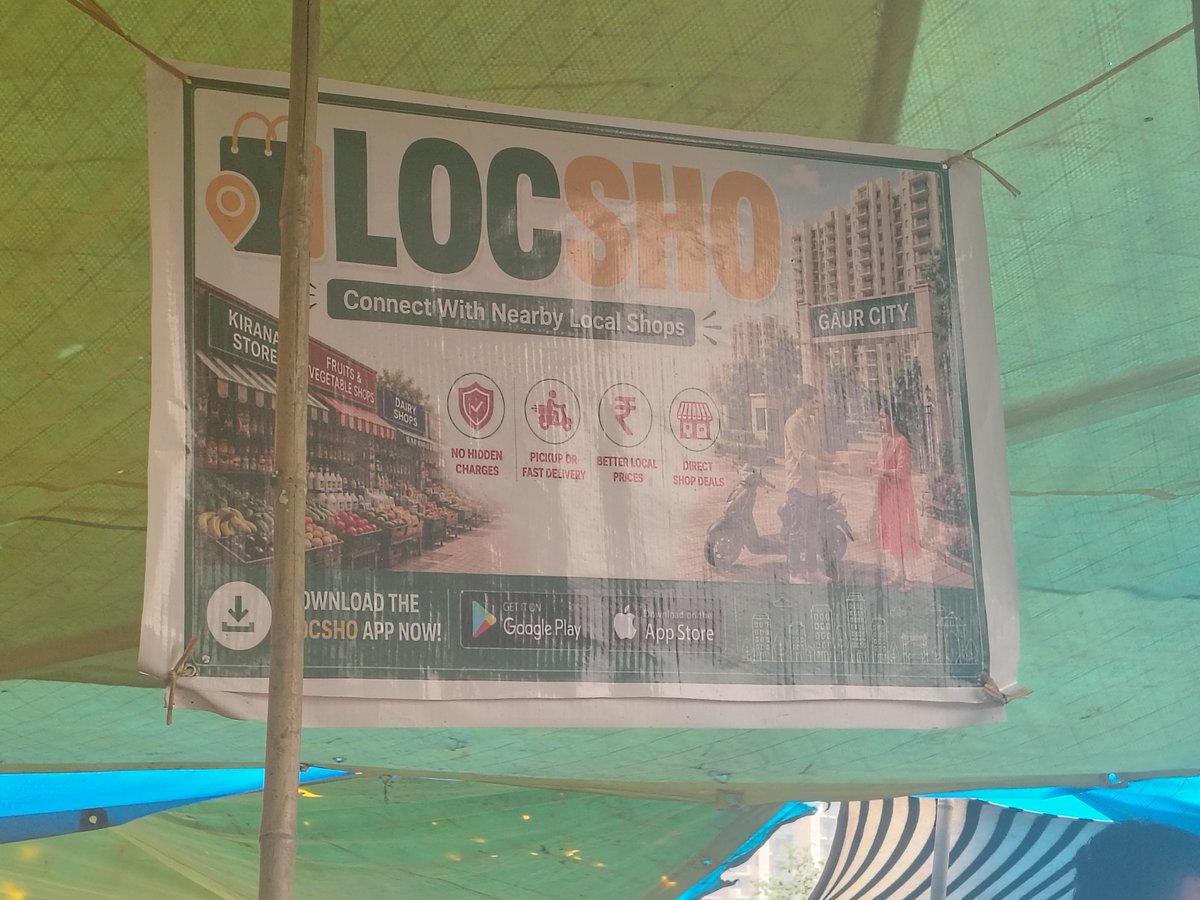 komal_kansal's tweet photo. We visited the nearest Vegetable Market in  our area and found this banner there

Placement is spot on because

Their target audience is visiting that market

This will give them maximum ROI possible https://t.co/J2ywRXPvQh