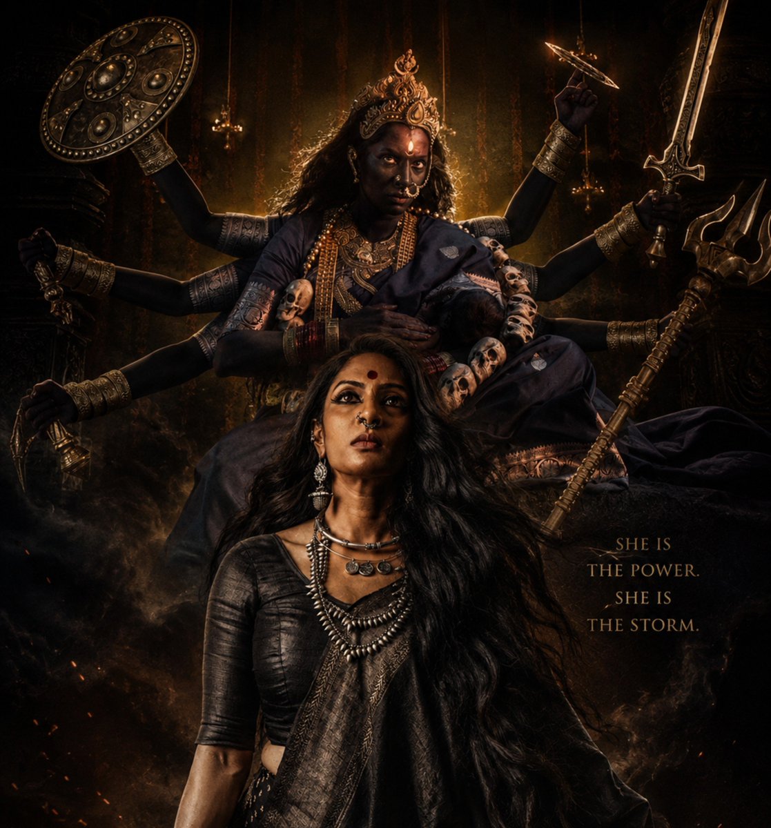 Gaurav_5599's tweet photo. After Akshay Khanna as Shukracharya @sriyareddy is all set to bring her fierce new avatar as Maa Kali in #Mahakali. 🔥

Her final glimpse in the teaser leaves a powerful impression. She deserves all the appreciation, just like #AkshayKhanna. 😍

#SriyaReddy | #HanuMan https://t.co/QmJZchZMut