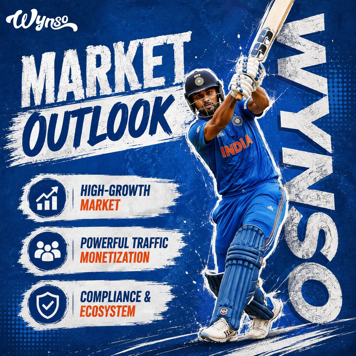 wynso2026's tweet photo. 🚀 Fantasy Sports: A Growing Opportunity for Digital Platforms
Fantasy sports are becoming increasingly important parts of the global sports entertainment ecosystem.

📈High-Growth Market
💡Powerful Traffic Monetization
🌍 Compliance &amp; Ecosystem

#Cricket #fantasysports #Wynso https://t.co/FPSgXoEE3b