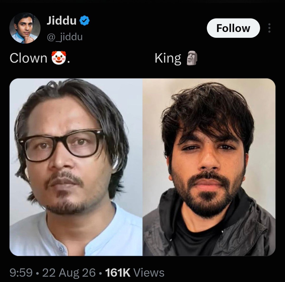 nightbeatsdrop's tweet photo. 6'2 chad vs 5'2 sub 5. https://t.co/yCHAiZSf6a