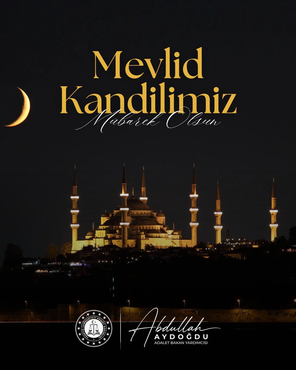 AbdullhAydgdu's tweet photo. Peygamber Efendimiz Hz. Muhammed’in (s.a.v.) dünyaya teşrifinin yıl dönümü olan Mevlid-i Nebi Gecesi’ni idrak etmenin huzurunu yaşıyoruz.

Bu mübarek gecenin milletimize ve İslam âlemine hayır, huzur ve barış getirmesini temenni ederim. https://t.co/NTyxypfuM6