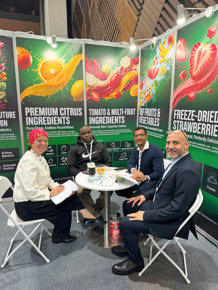 MAFIEgypt's tweet photo. MAFI at Africa Food Show Kenya 2026, connecting with industry professionals, exploring new opportunities, and showcasing our commitment to quality and innovation.

#MAFI #AfricaFoodShow #AfricaFoodShowKenya #AFSKenya2026 #AgriFood #FoodInnovation https://t.co/W0HBfusl92