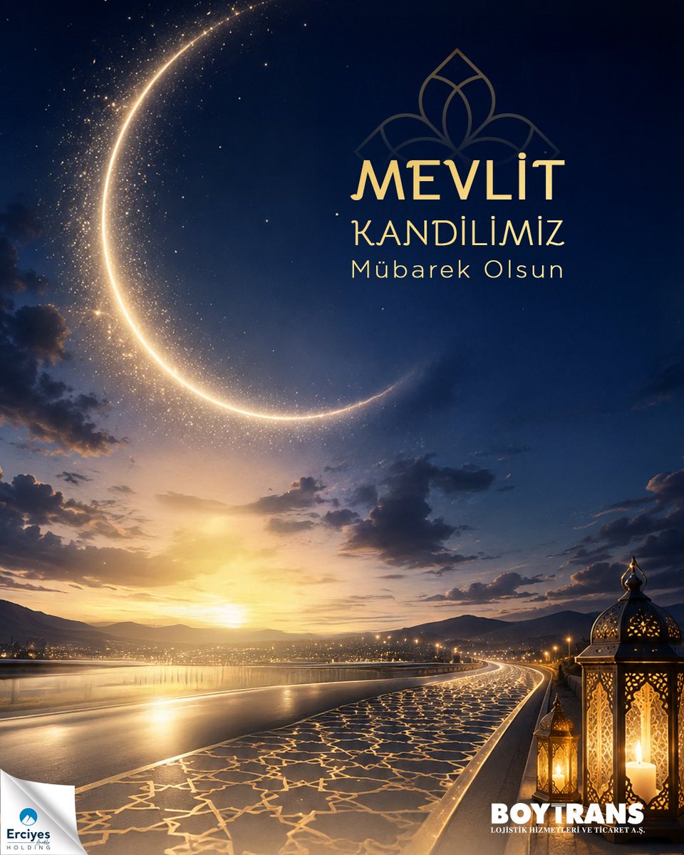 BoytransA's tweet photo. Mevlit Kandilimiz mübarek olsun.

Bu mübarek gecenin ülkemize, milletimize ve tüm insanlığa sağlık, huzur ve esenlik getirmesini temenni ediyoruz.

#BoytransLojistik #MevlitKandili https://t.co/BDMfHX4WFi