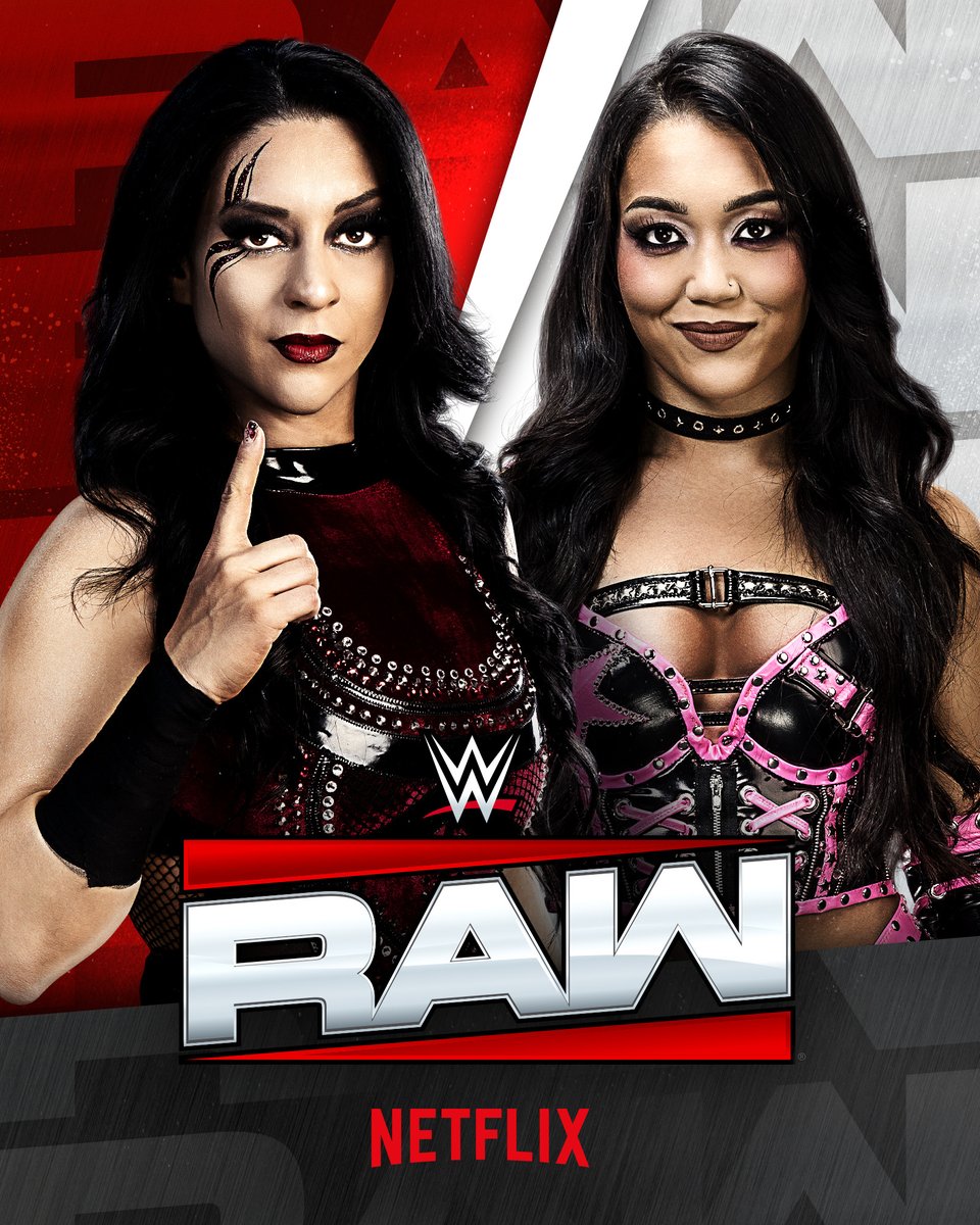 WWEespana's tweet photo. 👆 ¡Esta noche La Primera @Steph_Vaquer se enfrentará a @roxanne_wwe!

¡Recuerda que hoy #WWERaw tiene un horario de inicio especial y empezará a las 0:00 en @NetflixES! 🔴 https://t.co/0Toxy8wdtg