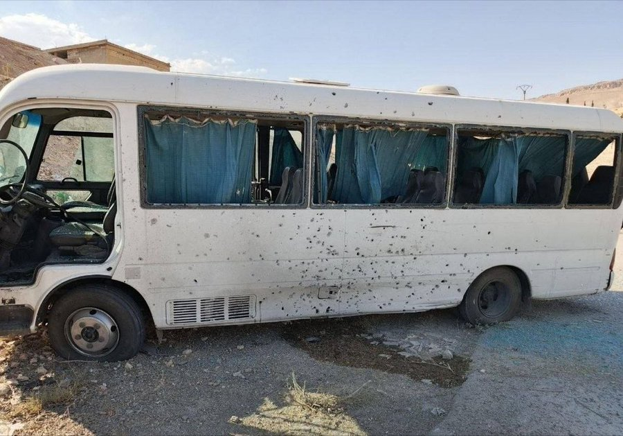 Global_Decipher's tweet photo. NEWS ALERT: An IED detonated near a bus carrying Syrian Forces personnel on the Ma’runa–al-Tal road in Rif Dimashq Governorate, Syria. The device is suspected to have been planted by Islamic State (IS). Further details on casualties are awaited https://t.co/9Xjin0FHDR