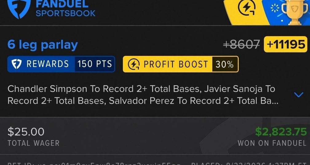 DfsRebels's tweet photo. MLB
Phillies -1.5✅️
Cubs ML✅️
Padres ML✅️
Brewers ML❌️

NFL
Seahawks/Titans❌️

VIP
Ben Rice HR❌️
Kazuma Okamoto HR ❌️
MLB +11195 Parlay✅️ https://t.co/anYiwmmqwb