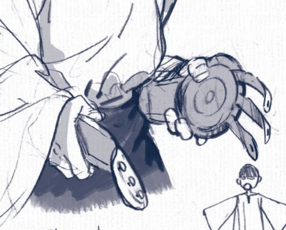 fiishutsai's tweet photo. #whaspoilers Two things I haven't seen anyone else point out:
1. Arctic foxes only turn white during winter, in spring through fall they're brown or grey
2. Oru's belt looks like the memory erasure spell https://t.co/X4vMeoADjz