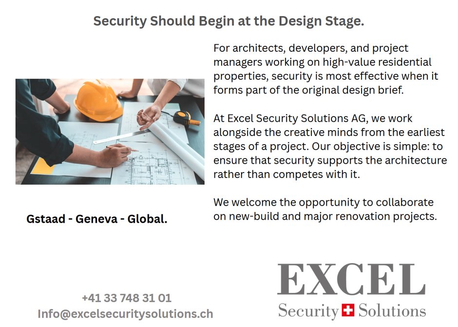 Excel_Sec_Sol's tweet photo. 🛡️For luxury residences and chalets in particular, the strongest security solutions are often those that remain almost invisible to the people living within them.

We welcome the opportunity to collaborate with architects and developers on new-build and major renovation projects. https://t.co/JqLufowF2r