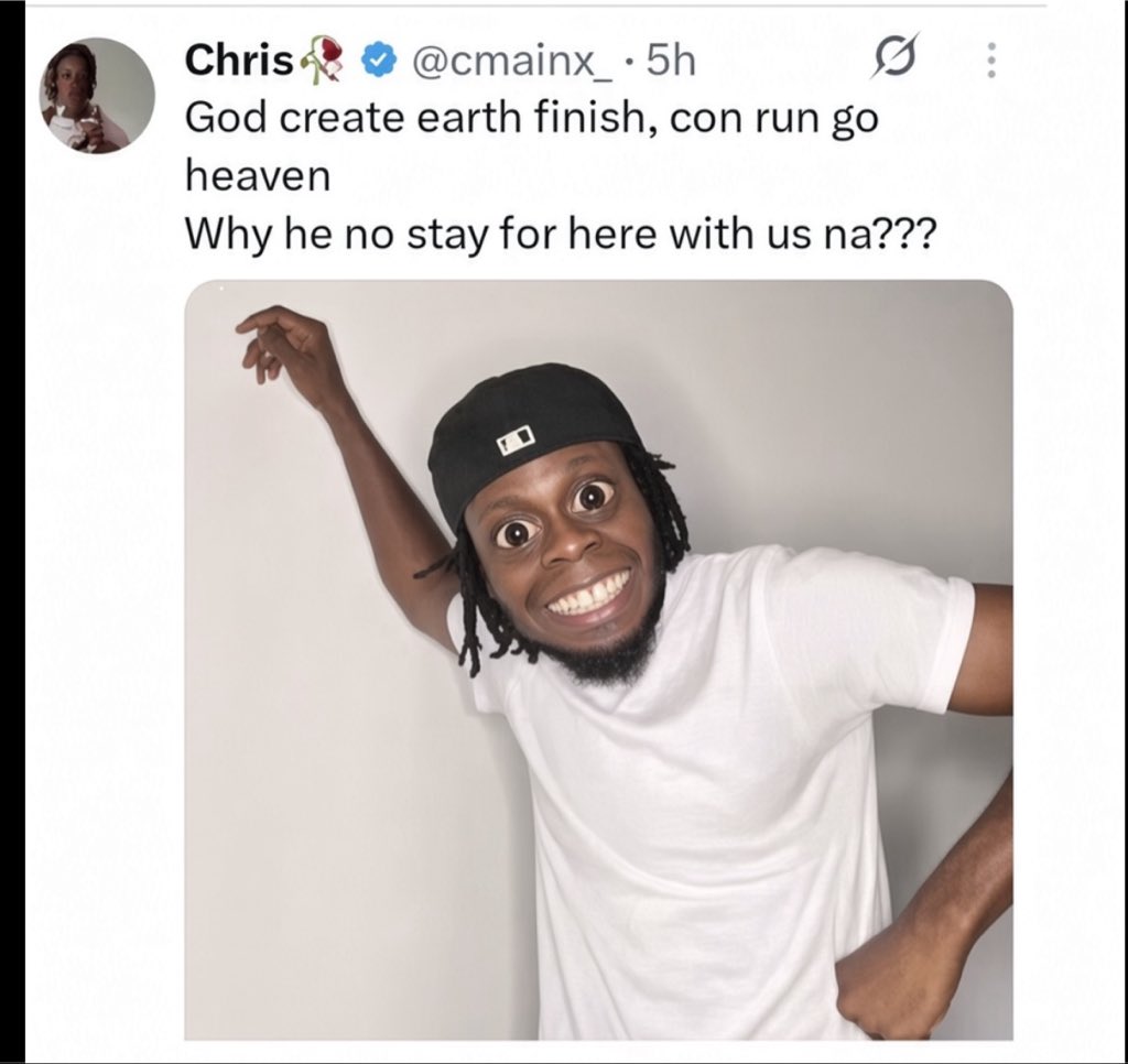 cmainx_'s tweet photo. Na me post this thing? 😭 https://t.co/ppuaqkQsZZ