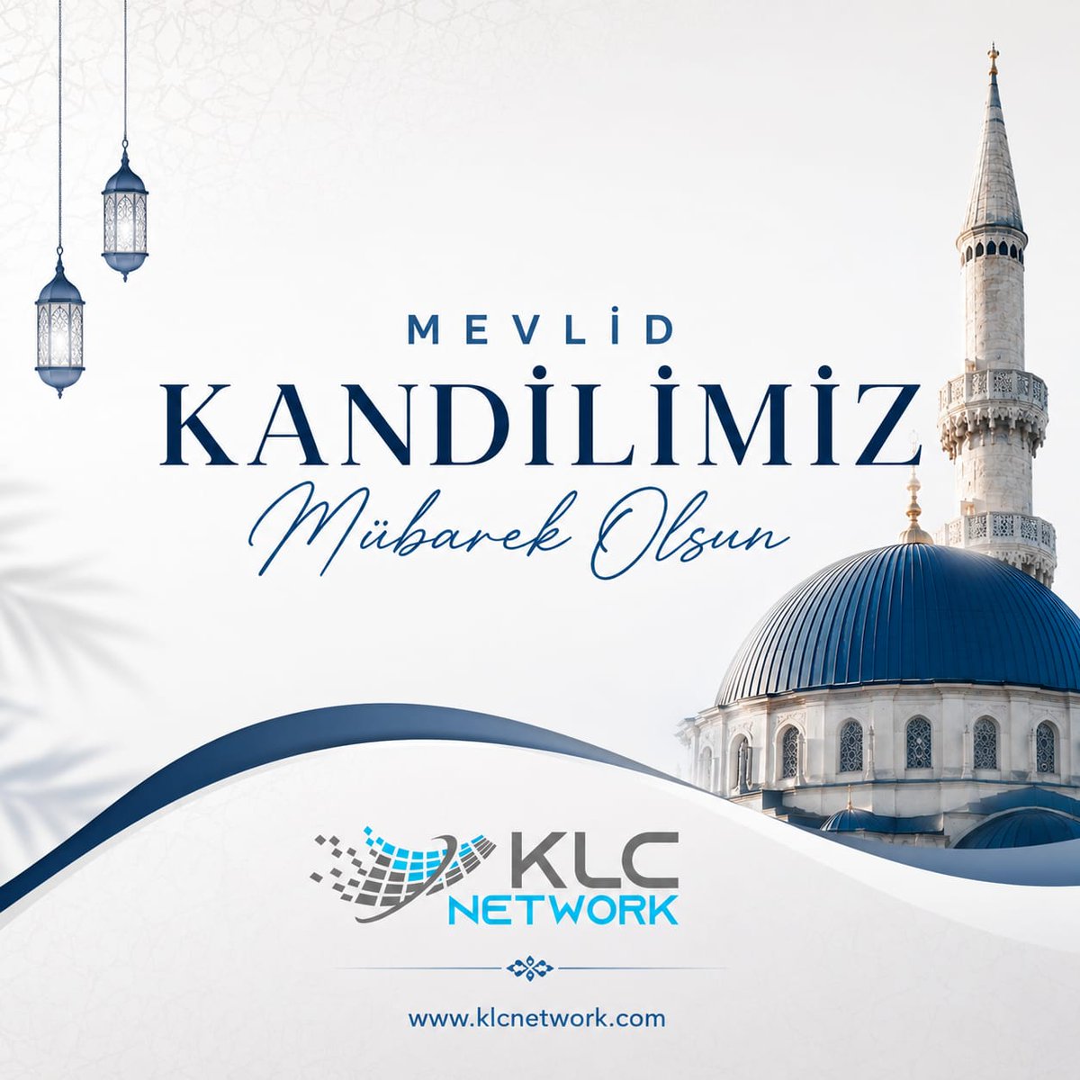 KlcNetwork's tweet photo. Mevlid Kandilimiz Mübarek Olsun. Bu mübarek gecenin sağlık, huzur, bereket ve hayırlara vesile olmasını dileriz.
KLC Network A.Ş.

#MevlidKandili #KLCNetwork #HayırlıKandiller #Kandil https://t.co/tNr8x5GGmQ
