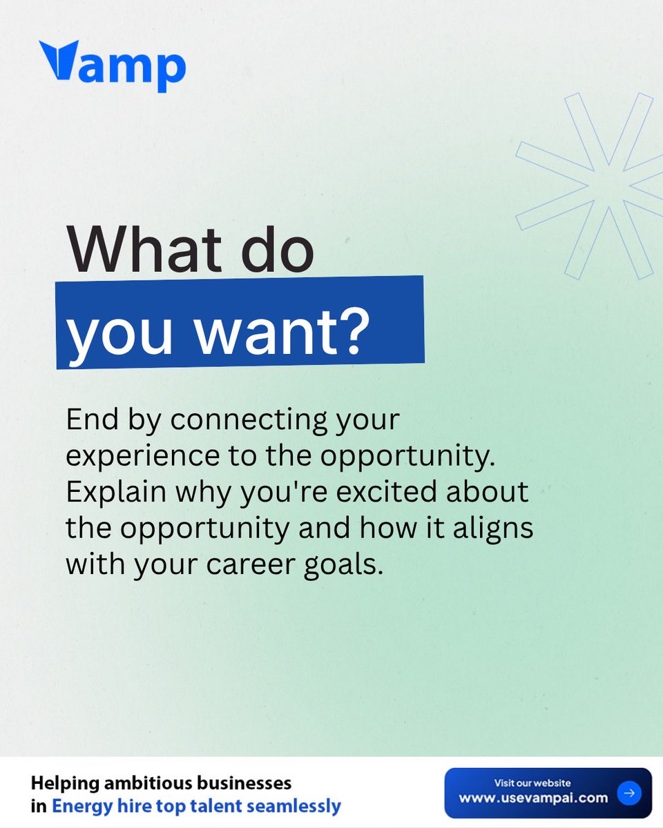 usevampai's tweet photo. Follow VampAI for more career tips 
https://t.co/P1DjUijI6n

#vampai #jobinterview #CareerGrowth #JobSeekers https://t.co/uA51DY3MLD
