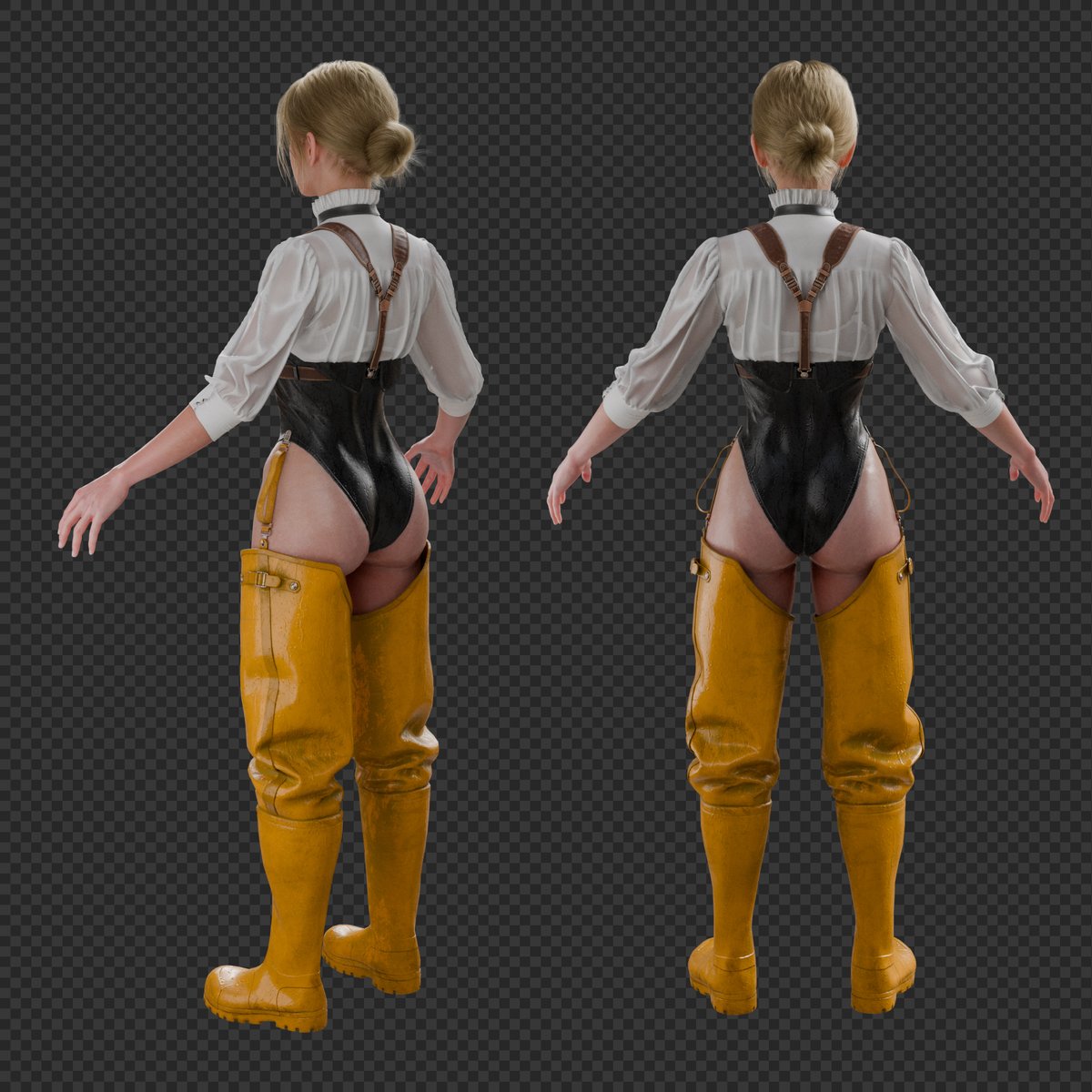loull_aroll's tweet photo. Some still renders of Luminia in fishing outfit.
Reworked her entire body, face, and textures! https://t.co/nqFI2PT7Z3