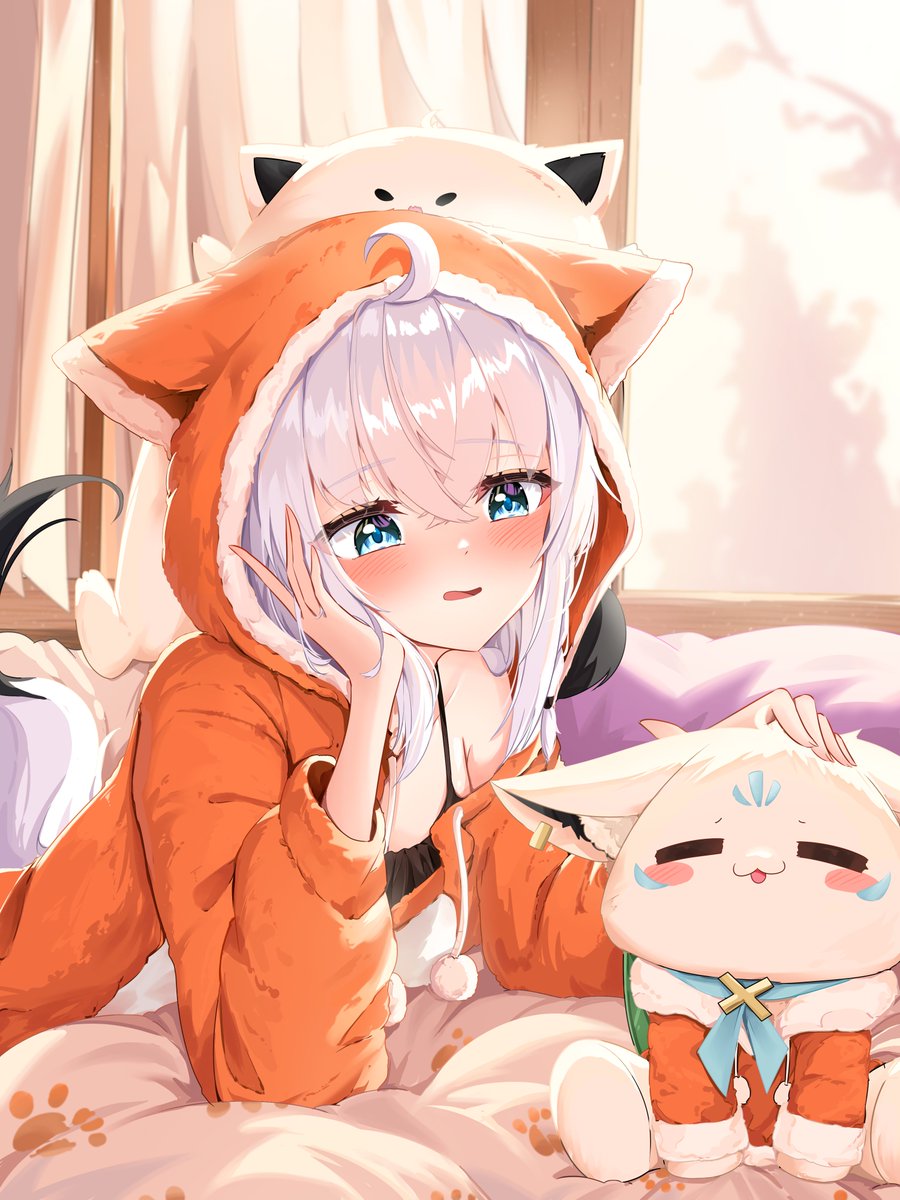 SIW_0208's tweet photo. おはようございます〜！   すこん部のみんな〜♪✨  
Good morning, Sukonbu~♪✨

#絵フブキ https://t.co/PqanMbnvTH