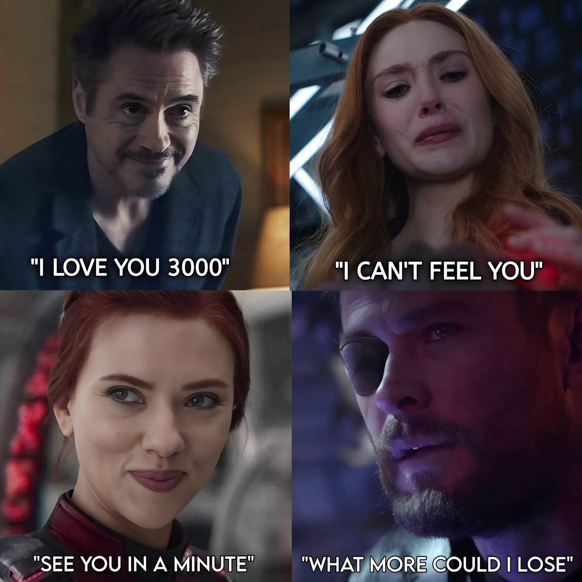 EnzoVerse7's tweet photo. Which MCU scene hit you the hardest? https://t.co/3MuWRKiYnx