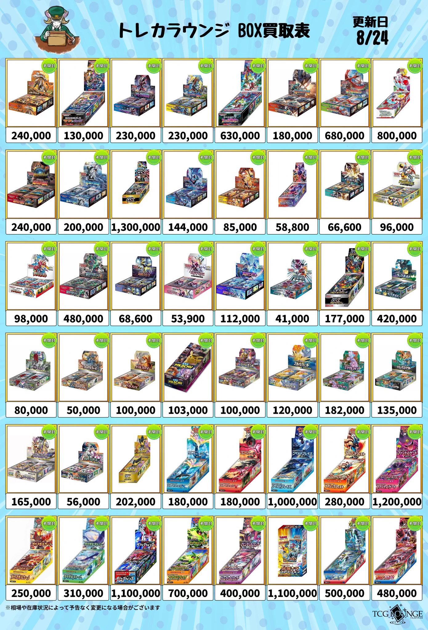 るん様取引様 トレカまとめ売り トレカラウンジ郵送買取｜法人販売 on X: 