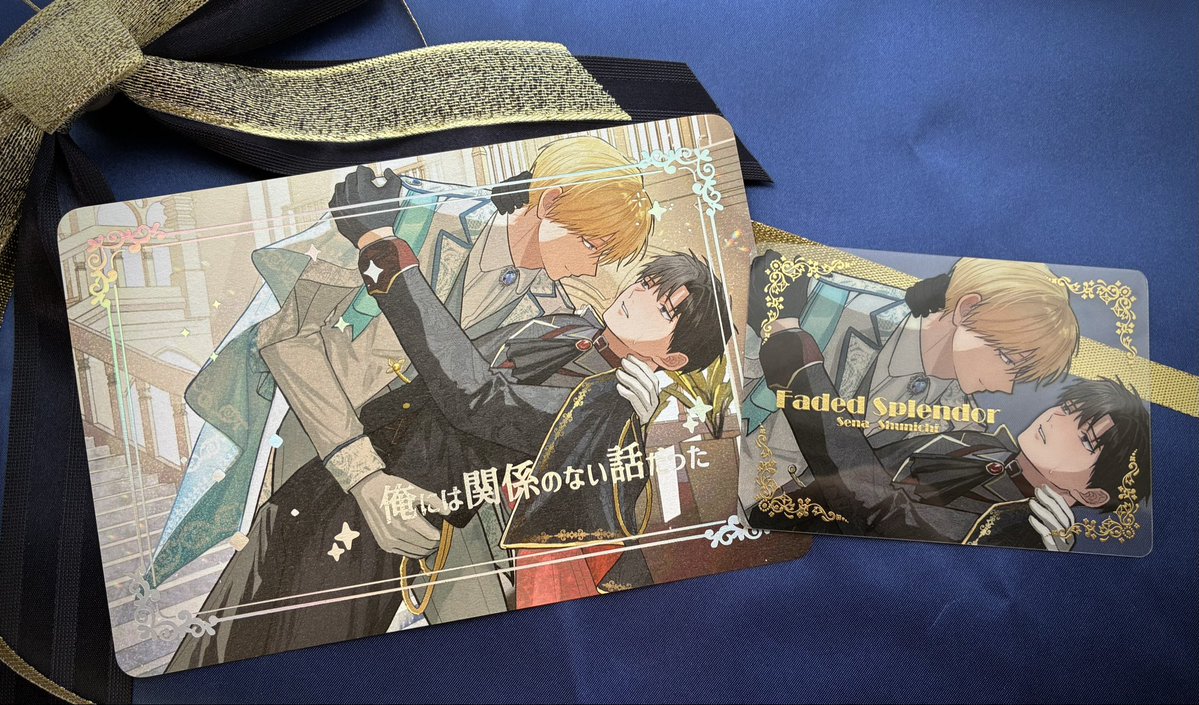 sakoto_ru's tweet photo. 【j庭60】新刊セットに入れ込む予定のグッズ②
ポスカ、クリアカード https://t.co/UQGWyIKNjP