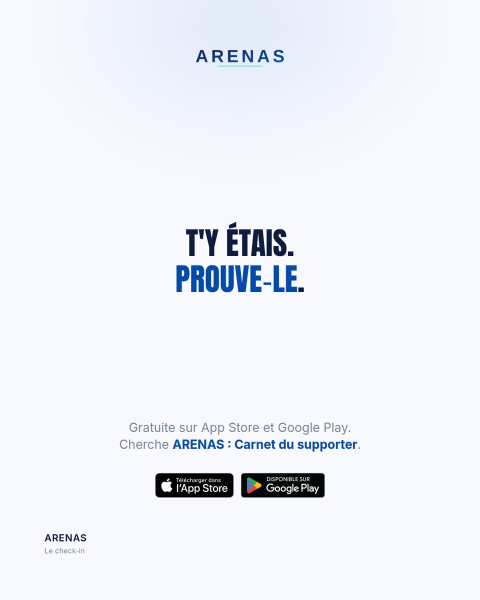 arenas_app's tweet photo. Un souvenir prouvé, c'est un souvenir qui dure.

Le prochain lieu que tu veux ajouter à ta collection ?

#arenas #checkin https://t.co/dUA342gkqS