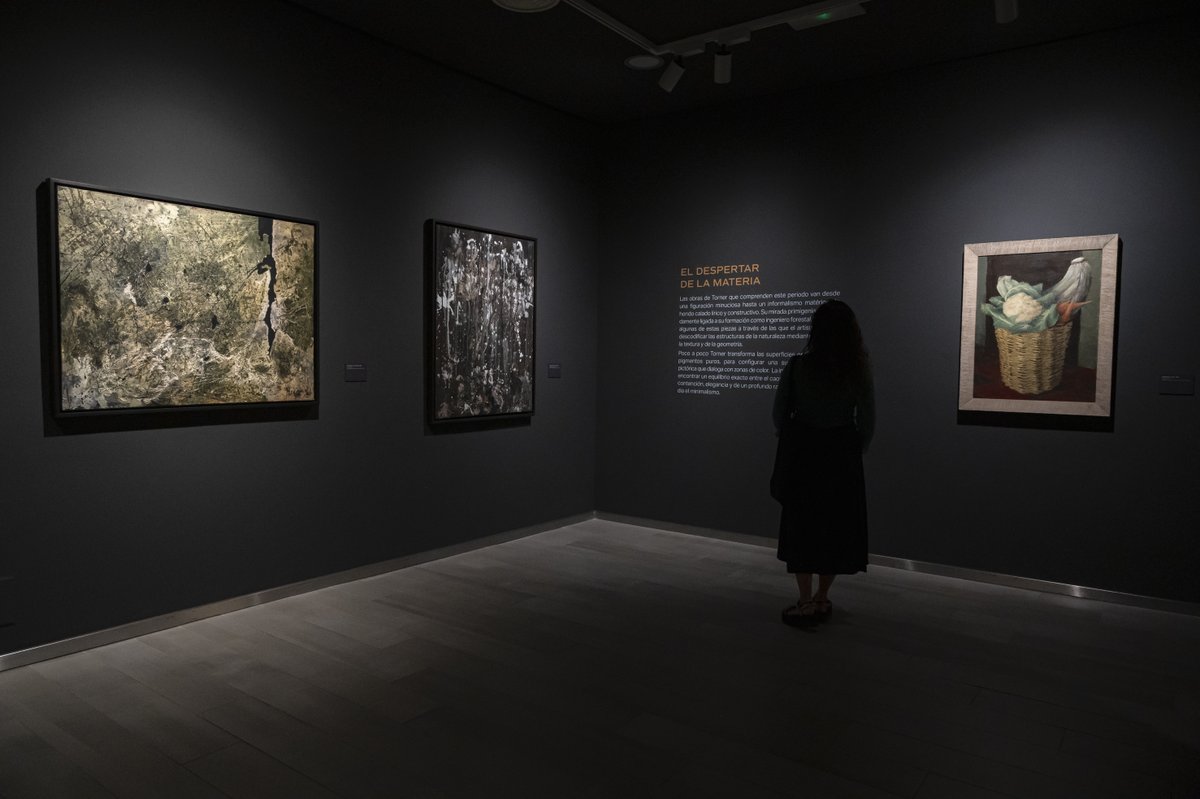 FundacionBcja's tweet photo. Para Torner, el arte consistía en comprender la realidad. A través de sus obras buscó revelar las estructuras, los ritmos y las tensiones invisibles del mundo, invitando al espectador a una contemplación activa y reflexiva. https://t.co/jP4jQpWnSy