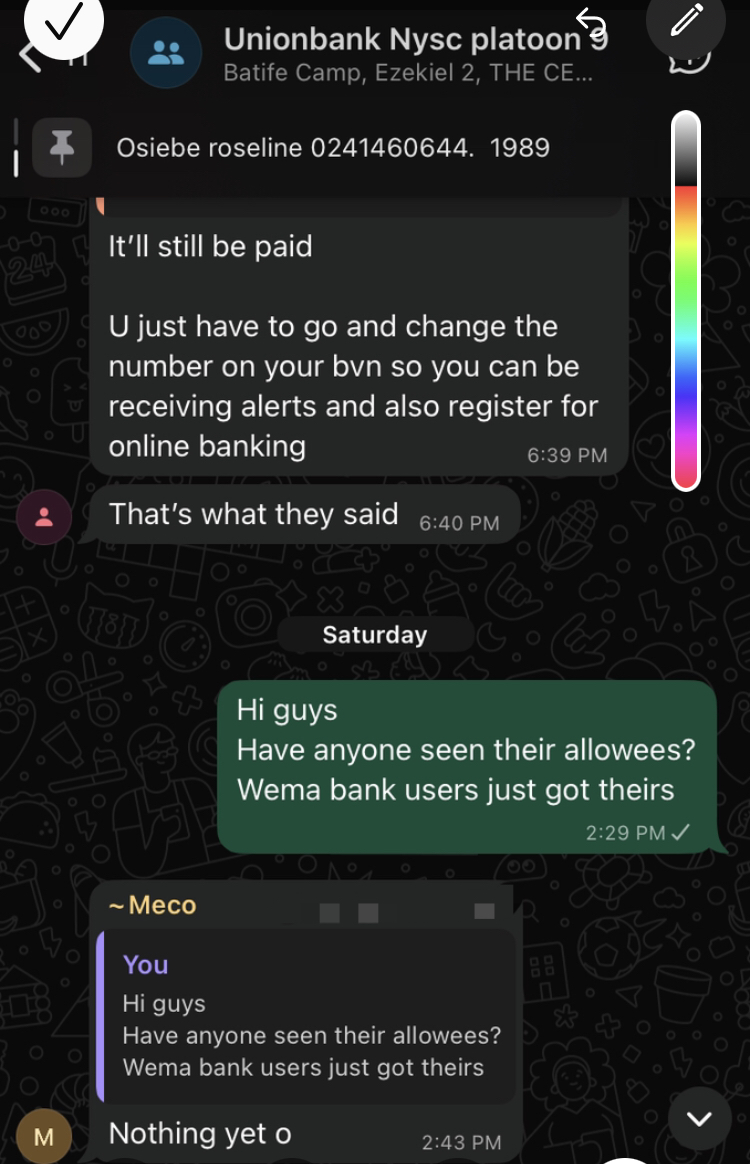 _RavenZa's tweet photo. Union Bank!
@UNIONBANK_NG
You’re using Corp members Future to gamble Abi!  PAY US OUR ALLOWEES NOW! For 5 days nw we still haven’t received our allowance despite the fact that everyone other Corp members have! I’ll be on TikTok waiting for U guys From Edo state,OKADA NYSC CAMP! https://t.co/Ejik2nnvFf