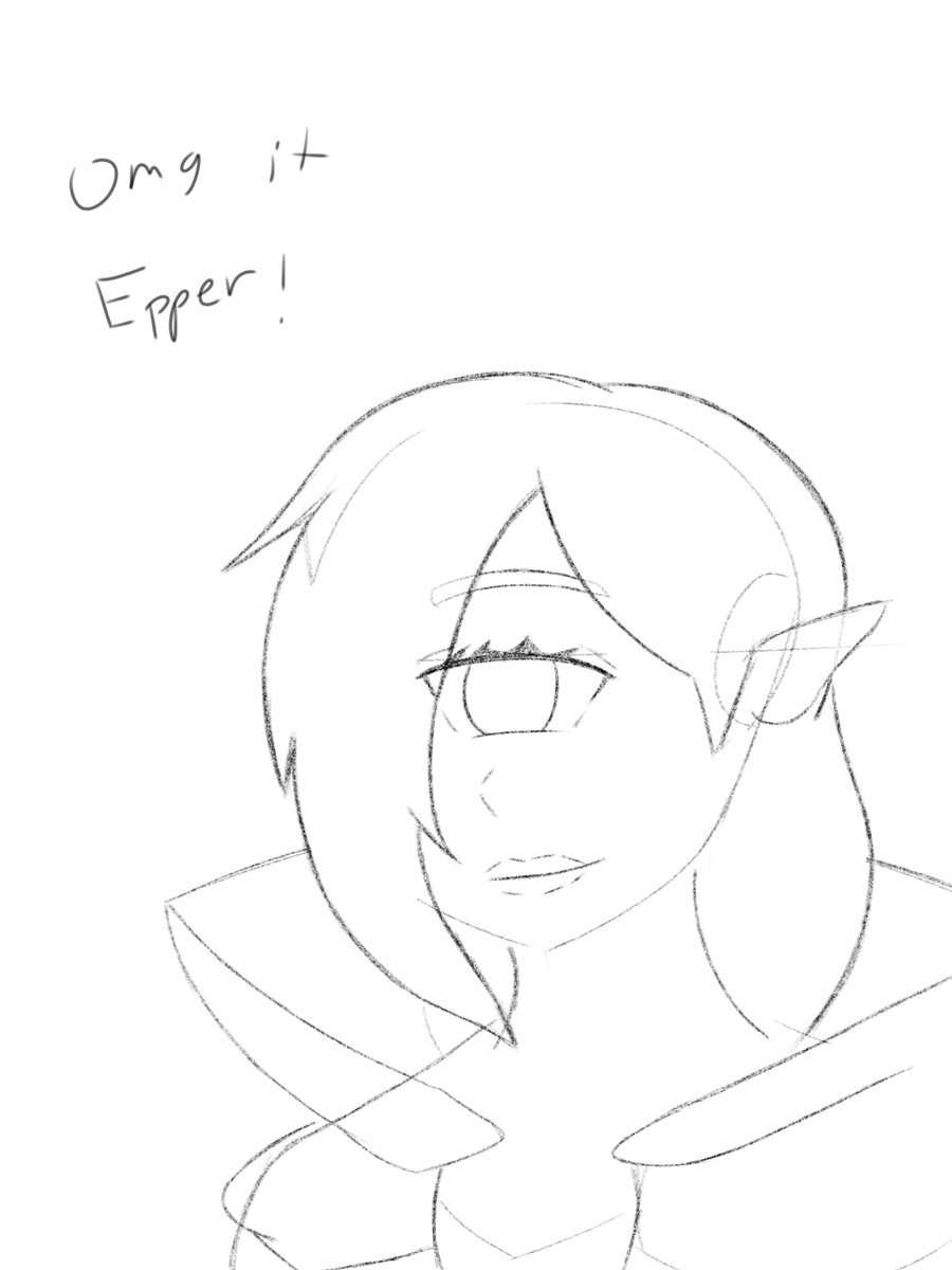 Chasiunobi's tweet photo. Portrait doodle of @EsperYatsura https://t.co/LIQWwlGei5