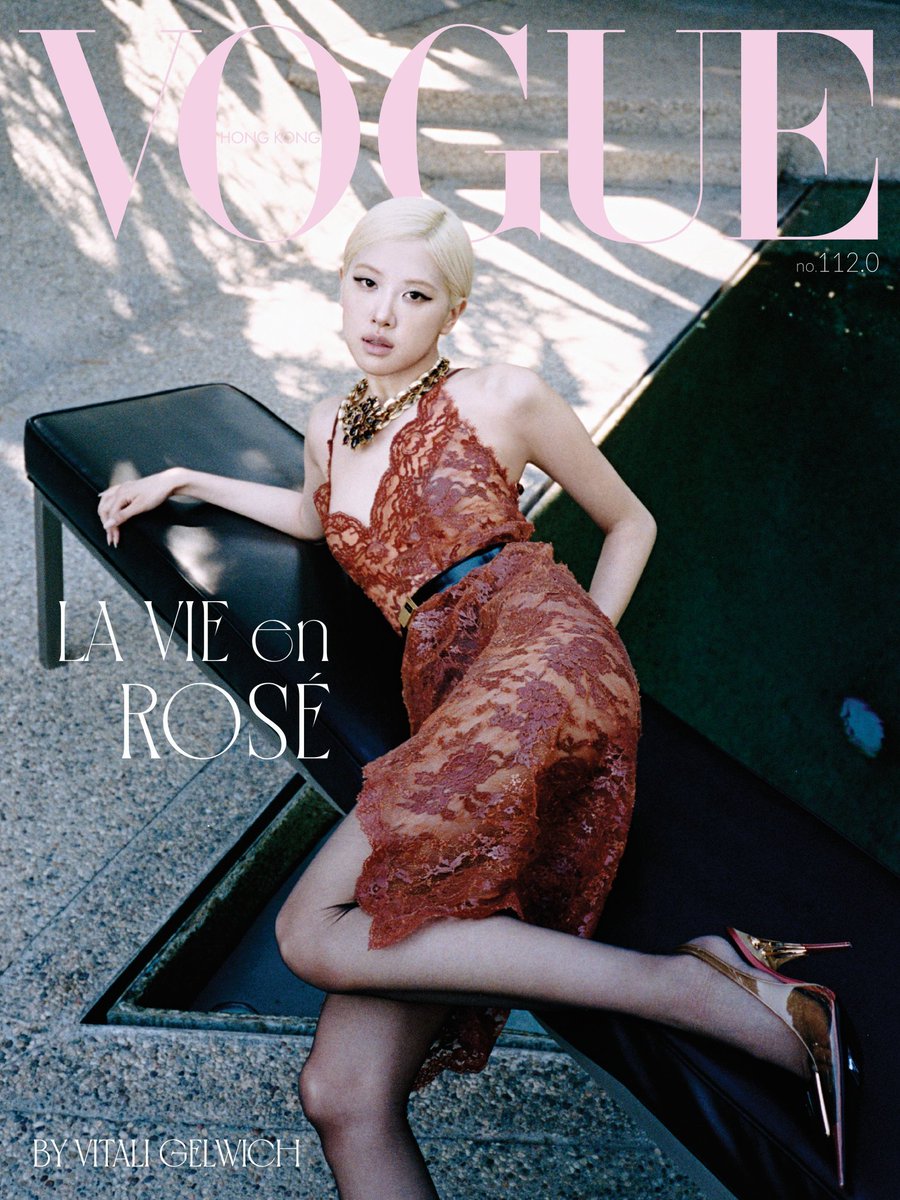 viraltakes's tweet photo. ROSÉ fronts Vogue Hong Kong’s August 2026 digital cover, flaunting Saint Laurent in a striking new editorial. https://t.co/Y9AlWvY131